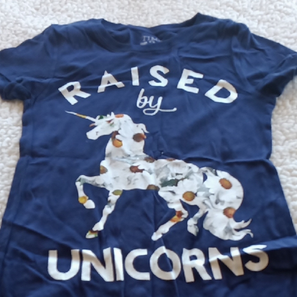 Fun Kids Navy Unicorn Tee